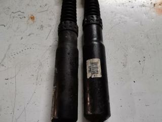 амортизатор задний Peugeot 807 1 поколение 2004, 2.0 л., RHM (DW10ATED4), дизель, АКПП, серый, минивэн