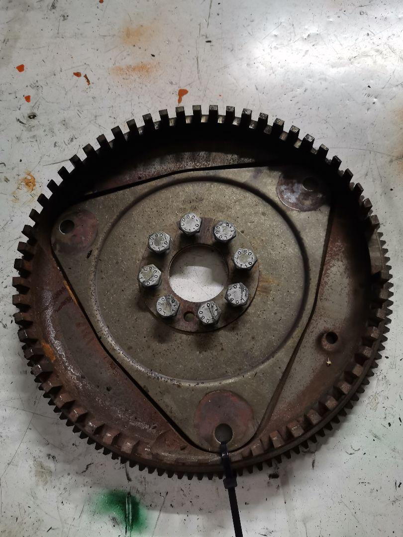 Маховик АКПП (драйв плата) Peugeot 807 1 поколение 2004, 2.0 л., RHM (DW10ATED4), дизель, АКПП, серый, минивэн - фото №1