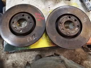 диски тормозные (комплект) Peugeot 307 1 поколение (2001 - 2005), 2.0 л., дизель, МКПП, черный, универсал