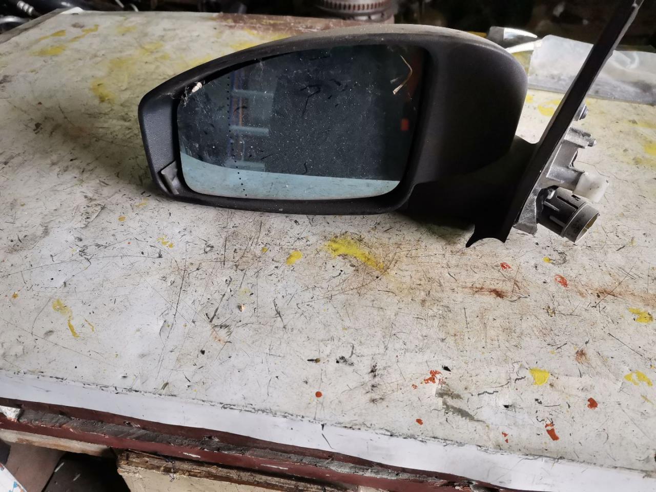 зеркало наружное левое Renault Espace 4 поколение 2004, 2.2 л., дизель, 6МКПП, черный, минивэн - фото №1