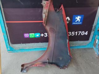 крыло переднее правое Renault Scenic 1 поколение 1997, 1.6 л., K7M 702, бензин, МКПП, красный, минивэн