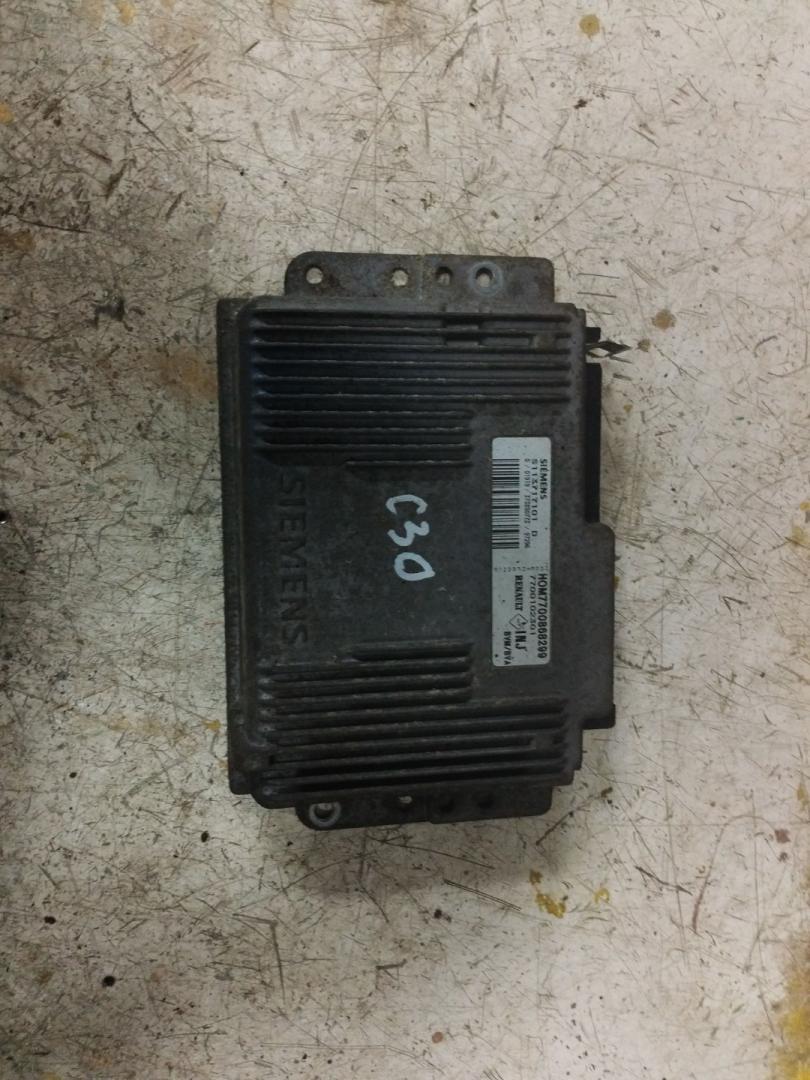 блок управления двигателем Renault Megane 1 поколение 1997, 2.0 л., F3R 796, бензин, МКПП, синий, купе, передний привод - фото №1