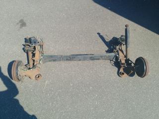 балка подвески задняя Citroen C3 1 поколение 2002, 1.4 л., KFV (TU3A), бензин, МКПП, голубой, передний привод