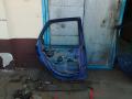 дверь задняя левая Renault Scenic 1 поколение [рестайлинг] 2002, 1.9 л., F9Q 732, дизель, МКПП, синий, передний привод - фото №2