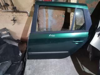 дверь задняя левая Renault Laguna 2 поколение 2001, 1.9 л., дизель, МКПП, зеленый, универсал