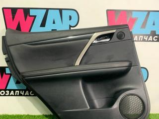 обшивка двери задняя левая Lexus RX 4 поколение 2017, 3.5 л., гибрид, АКПП, внедорожник 5 дв.