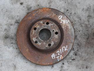 диск тормозной Toyota Auris 1 поколение 2007, 2.2 л., 2AD-FHV, дизель, МКПП, хетчбэк 5 дв.