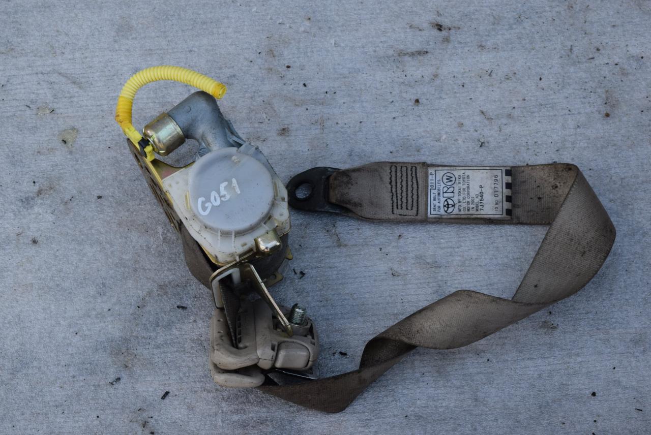 ремень безопасности Lexus RX 1 поколение 2002, 3.0 л., 1MZ-FE, бензин, АКПП, внедорожник 5 дв., полный привод, 7J5440P - фото №1