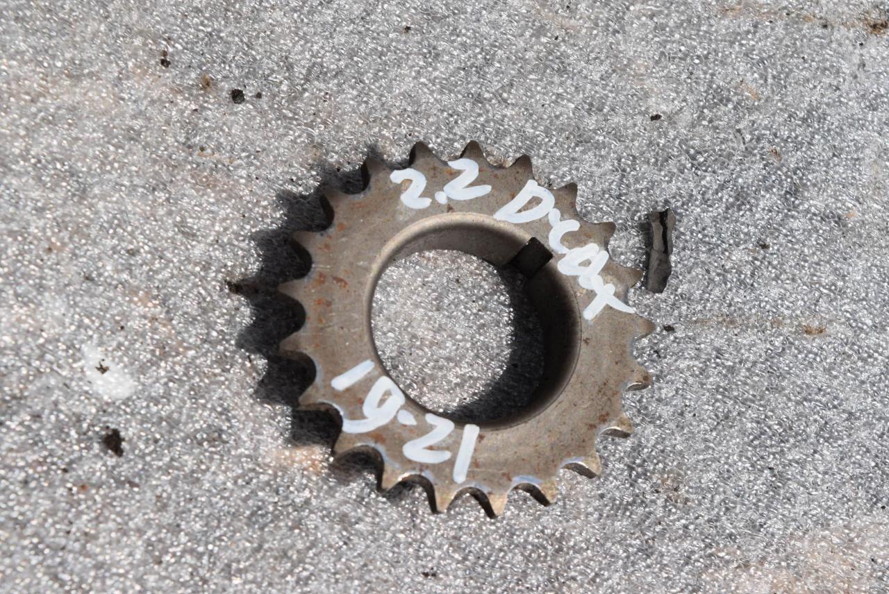 шестерня (звездочка) коленвала Toyota Auris 1 поколение 2007, 2.2 л., 2AD-FHV, дизель, МКПП, хетчбэк 5 дв. - фото №1