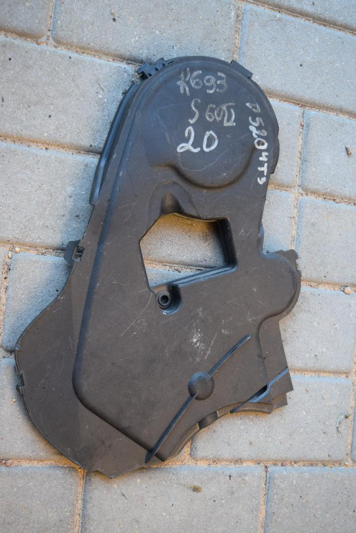 защита (кожух) ремня ГРМ Volvo S60 2 поколение 2011, 2.0 л., дизель, АКПП, серый, седан, правый руль, 31316753 - фото №1