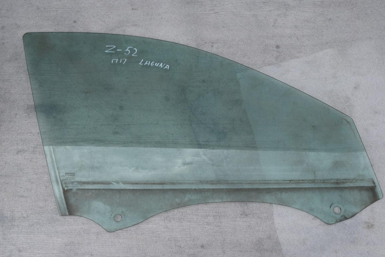 стекло двери передней правой Renault Laguna 2 поколение 2004, 1.9 л., дизель, МКПП, хетчбэк 5 дв. - фото №1