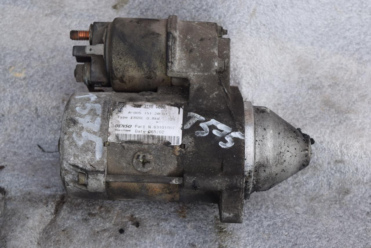 стартер Smart Fortwo 1 поколение 2002, 0.6 л., Ti, бензин, робот, A0051512601, 0003188V008 - фото №1