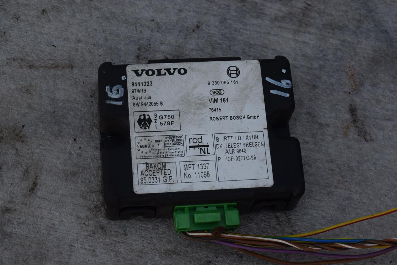 блок управления сигнализацией Volvo S90 1 поколение 1997, 3.0 л., i, бензин, АКПП, седан, задний привод, 9441323 - фото №1