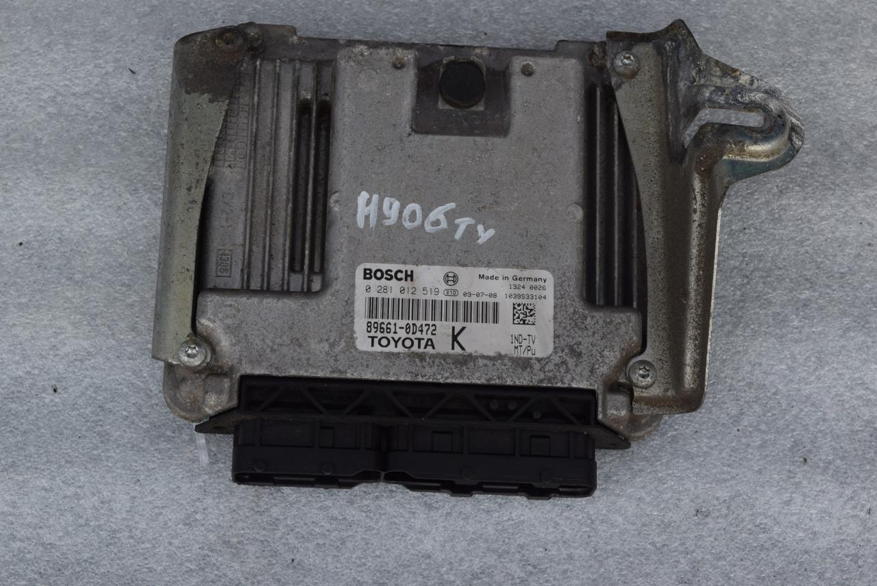 блок управления двигателем Toyota Yaris XP9 2008, 1.4 л., D-4D, 1ND-TV, дизель, МКПП, хетчбэк 5 дв., 0281012519, 896610D472 - фото №1
