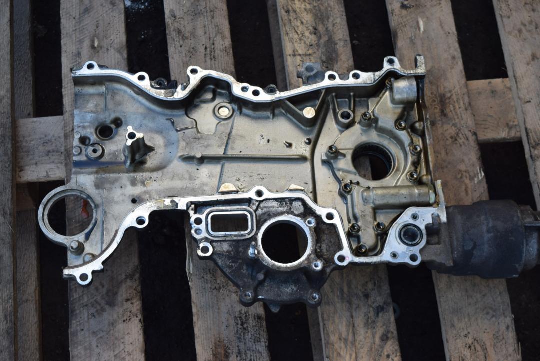 крышка двигателя передняя Toyota Auris 1 поколение 2007, 2.2 л., 2AD-FHV, дизель, МКПП, хетчбэк 5 дв. - фото №1