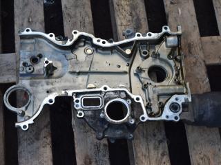 крышка двигателя передняя Toyota Auris 1 поколение 2007, 2.2 л., 2AD-FHV, дизель, МКПП, хетчбэк 5 дв.