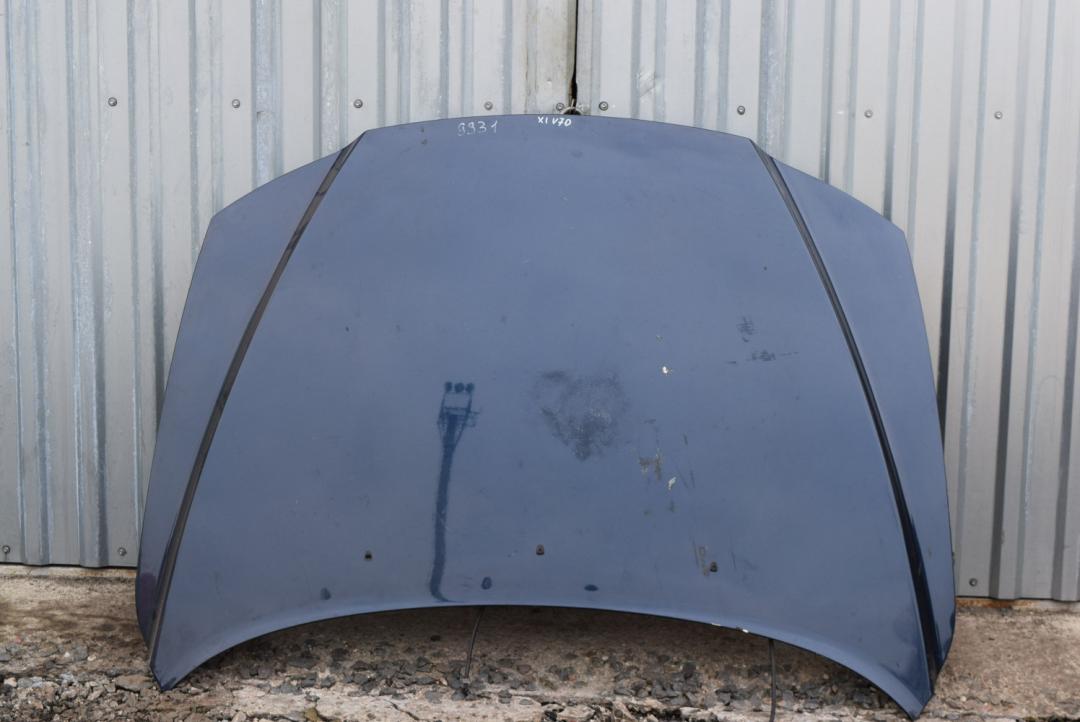 капот Volvo S80 1 поколение 2003, 2.0 л., B 5204 T4, бензин, синий, седан, 8643018 - фото №1