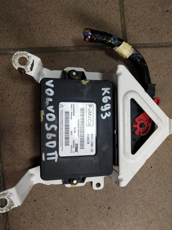 блок управления ручником Volvo S60 2 поколение 2011, 2.0 л., дизель, АКПП, серый, седан, правый руль, 31334228, 6G912598CD - фото №1