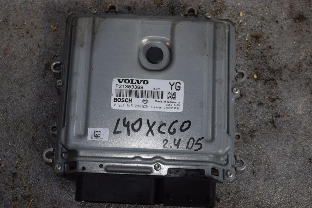 блок управления двигателем Volvo XC60 1 поколение 2011, 2.4 л., дизель, АКПП, универсал, 31303388, 0281015286 - фото №1