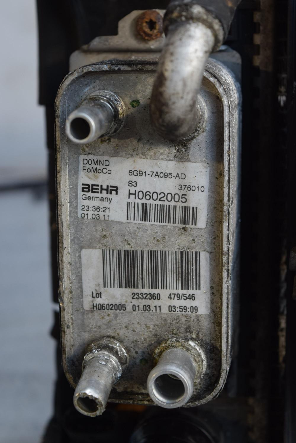 радиатор АКПП Volvo XC60 1 поколение 2011, 2.4 л., дизель, АКПП, универсал, 6G917A095AD - фото №1