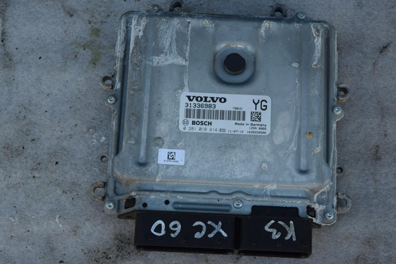 блок управления двигателем Volvo XC60 1 поколение 2012, 2.4 л., D5, D 5244 T10, дизель, АКПП, полный привод, 31336983, 0281018414 - фото №1