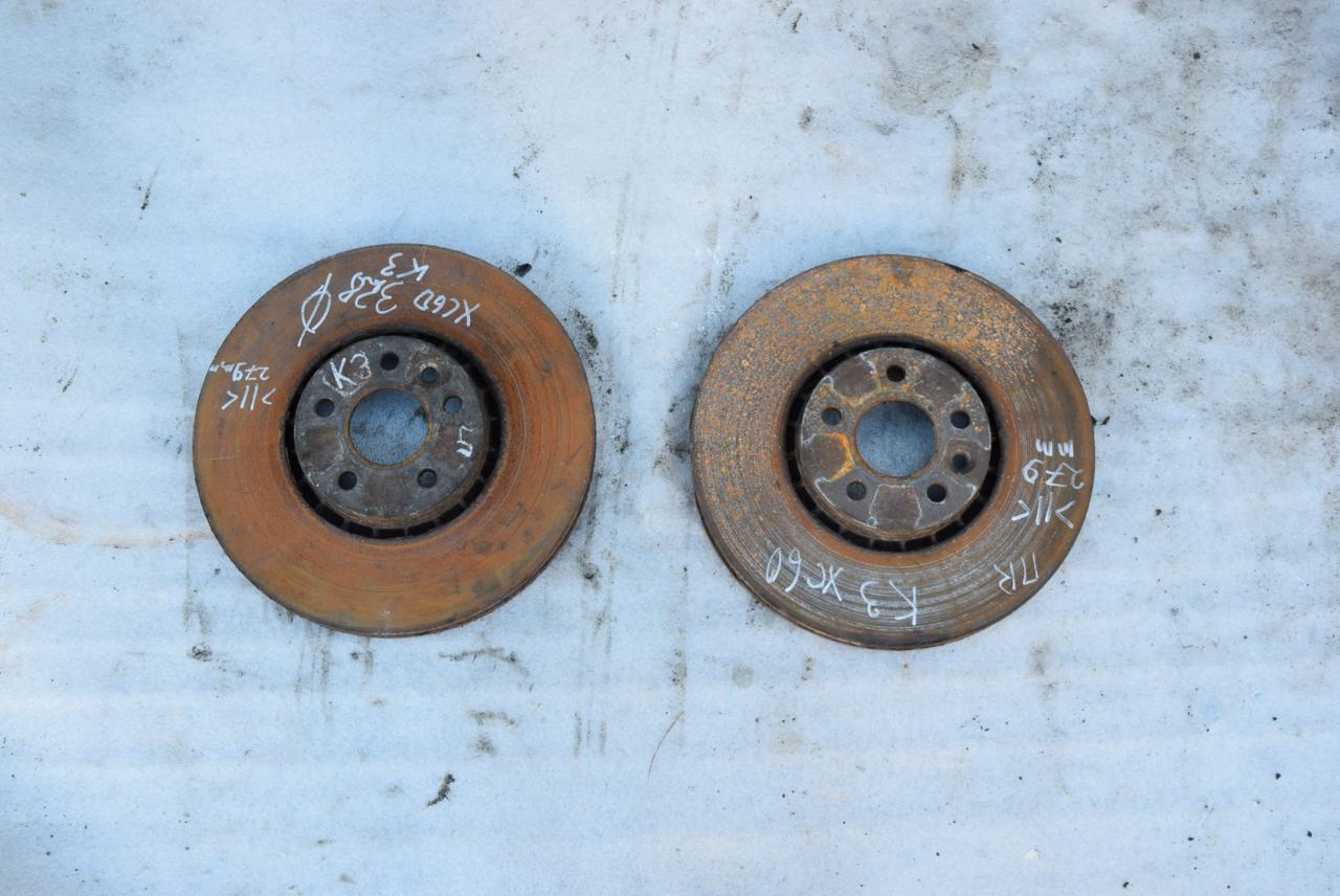 диск тормозной передний Volvo XC60 1 поколение 2012, 2.4 л., D5, D 5244 T10, дизель, АКПП, полный привод - фото №1