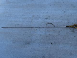 щуп двигателя Kia Sorento 1 поколение [рестайлинг] 2008, 2.5 л., D4CB, дизель, АКПП, внедорожник 5 дв., правый руль, 266114A100