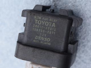 реле накала свечей Toyota Yaris XP9 DD1D 2007, 1.4 л., D-4D, 1ND-TV, дизель, МКПП, хетчбэк 5 дв., 2861067010, 1567000671