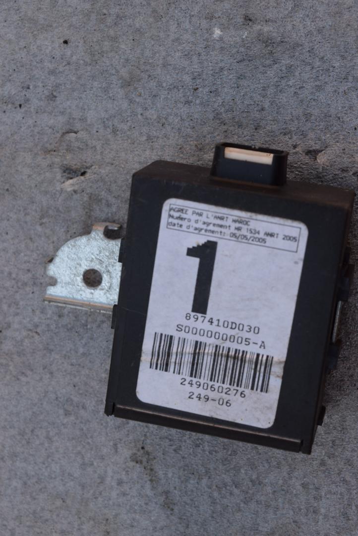 блок комфорта Toyota Yaris XP9 DD1D 2007, 1.4 л., D-4D, 1ND-TV, дизель, МКПП, хетчбэк 5 дв., 897410D030 - фото №1