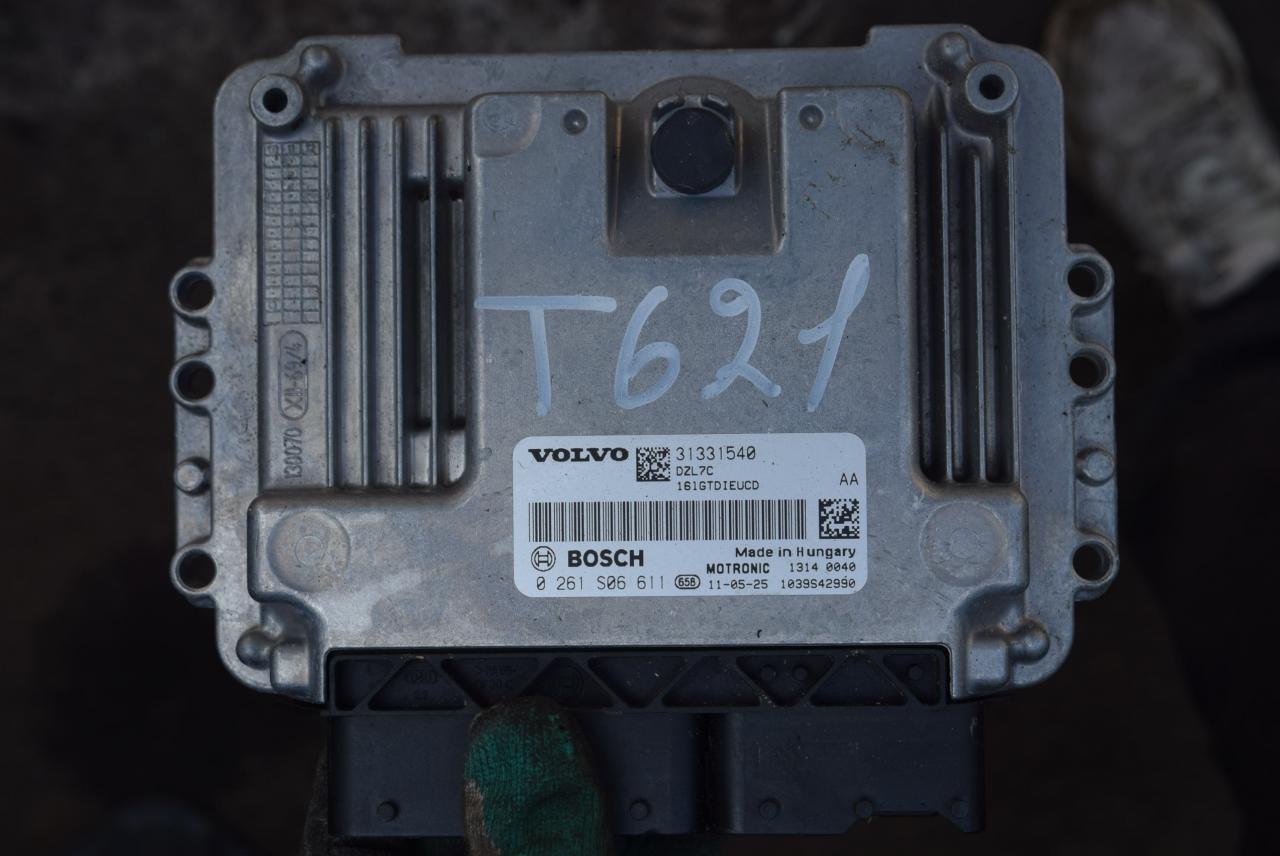 блок управления двигателем Volvo S60 2 поколение 2011, 1.6 л., B 4164 T3, бензин, АКПП, седан, 0261S06611, 31331540 - фото №1
