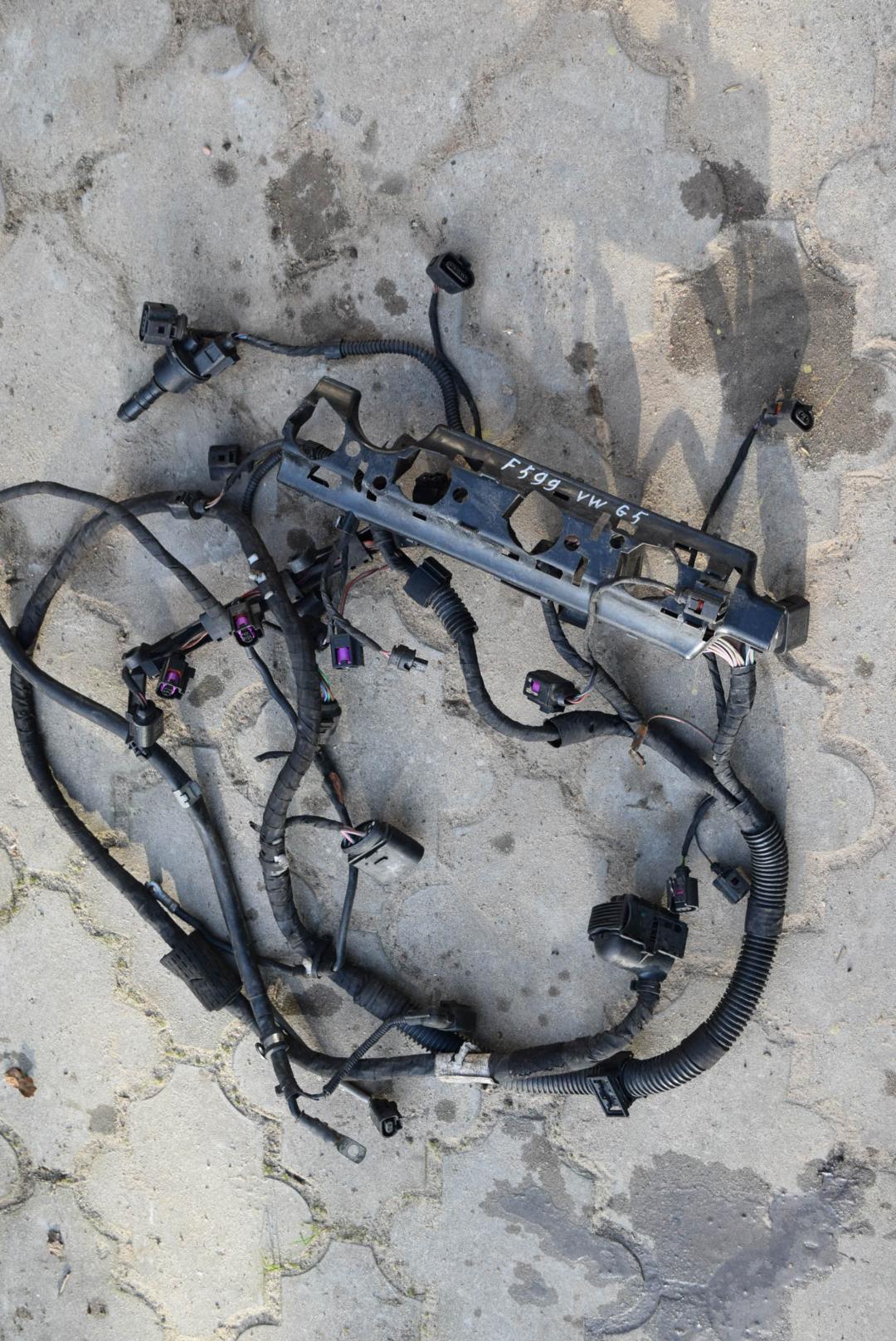 проводка двигателя Volkswagen Golf 5 поколение 2008, 1.4 л., CAXA, бензин, МКПП, хетчбэк 5 дв., правый руль - фото №1