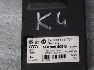 Блок управления дополнительным отопителем Audi Q7 4L 2008, 3.0 л., TDi, CASA, дизель, АКПП, полный подключаемый привод, 4F0909509B
