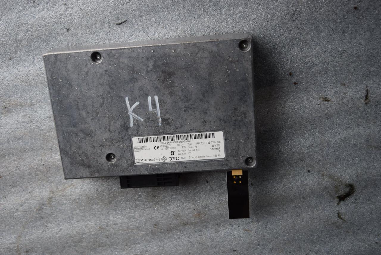 блок управления телефоном Audi Q7 4L 2008, 3.0 л., TDi, CASA, дизель, АКПП, полный подключаемый привод, 4E0910336K - фото №1