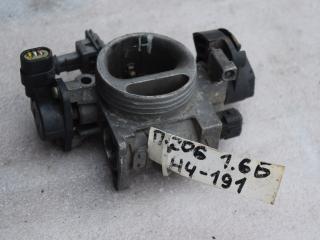 заслонка дроссельная Peugeot 206 1 поколение 1999, 1.6 л., бензин