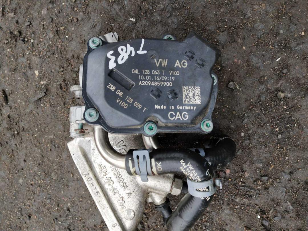 заслонка дроссельная Skoda Octavia 3 поколение (A7) 2016, 1.6 л., CXXB, дизель, АКПП, универсал, 04L128063T, A2C94859900, 04L128059T - фото №1