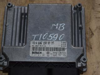 блок управления двигателем Mercedes-Benz CLC-Класс 1 поколение 2009, 2.1 л., дизель, АКПП, купе, правый руль, 0281014661, A6461509777