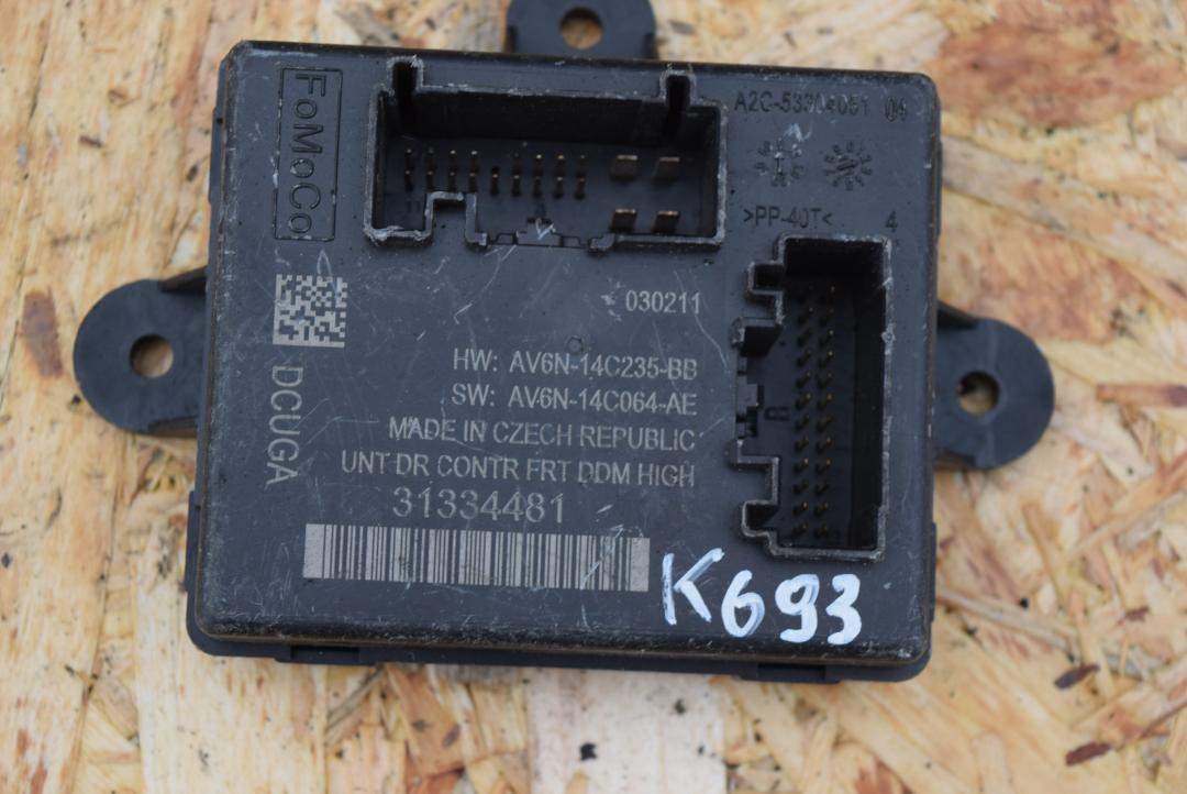 модуль управления двери Volvo S60 2 поколение 2011, 2.0 л., дизель, АКПП, серый, седан, правый руль, 31334481 - фото №1