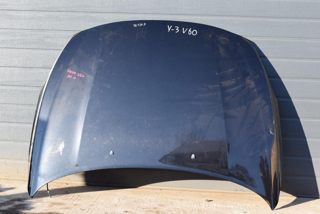 капот Volvo V60 1 поколение 2012, 1.6 л., B 4164 T3, бензин, робот, черный, универсал, передний привод, правый руль, 30779059 - фото №1