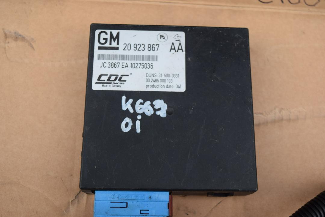 блок управления подвеской Opel Insignia 1 поколение (A) 2010, 2.8 л., бензин, АКПП, серый, хетчбэк 5 дв., правый руль, 20923867AA - фото №1