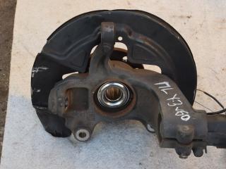 кулак поворотный левый Volvo V60 1 поколение 2012, 1.6 л., B 4164 T3, бензин, робот, черный, универсал, передний привод, правый руль