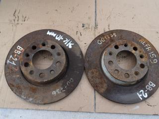 диск тормозной задний Alfa Romeo 159 1 поколение 2009, 1.9 л., дизель, МКПП, седан