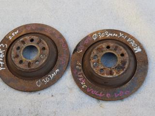 диск тормозной задний Volvo V70 3 поколение 2009, 2.5 л., B 5254 T6, бензин, АКПП, черный, универсал, передний привод, правый руль