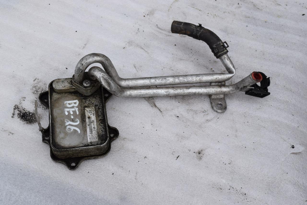 радиатор масляный Volkswagen Golf 6 поколение 2010, 1.4 л., бензин, 03C117021J - фото №1