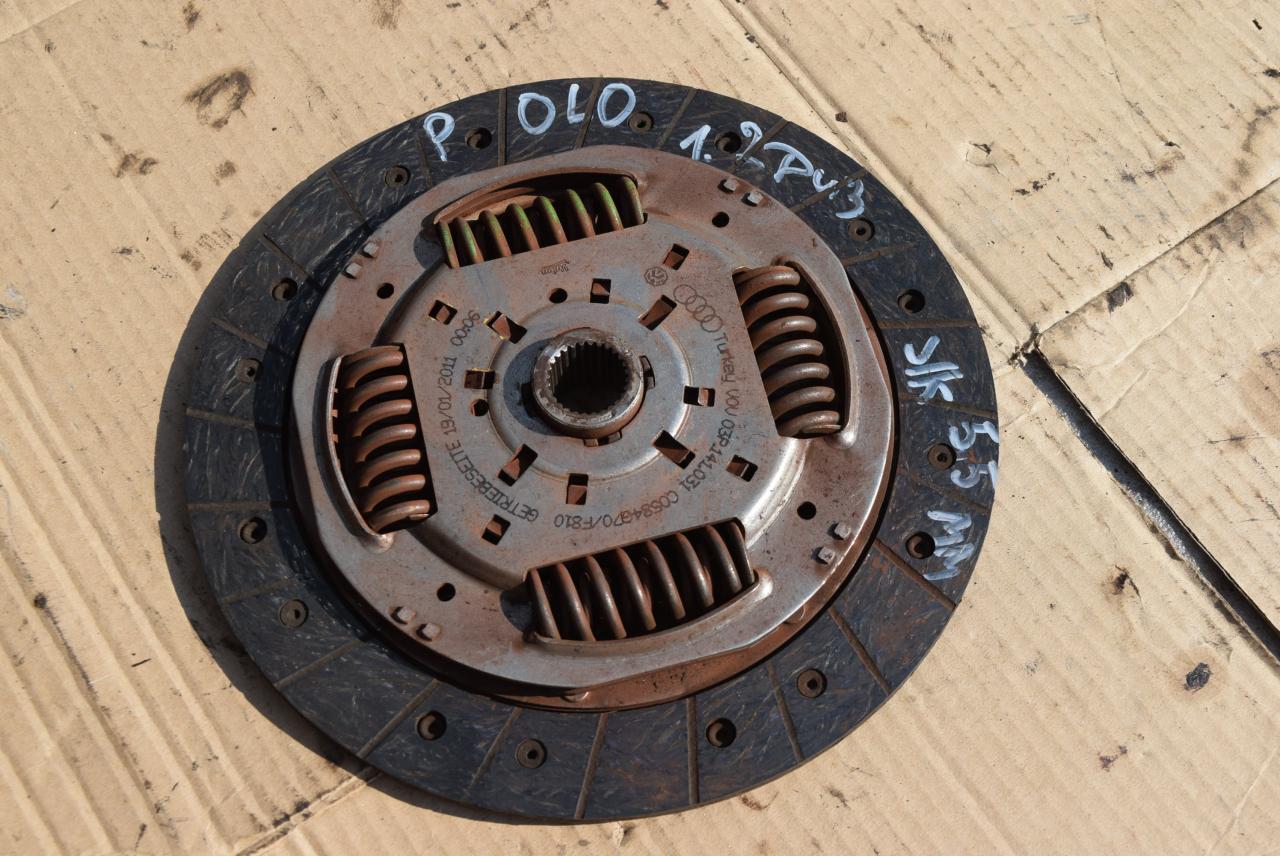 диск сцепления Volkswagen Polo 5 поколение 2011, 1.2 л., дизель, МКПП, хетчбэк 3 дв., 03P141031 - фото №1
