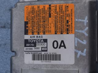 блок AirBag Toyota Yaris XP130 2014, 1.4 л., D-4D, 1ND-TV, дизель, МКПП, хетчбэк 5 дв., передний привод, правый руль, 891700D300