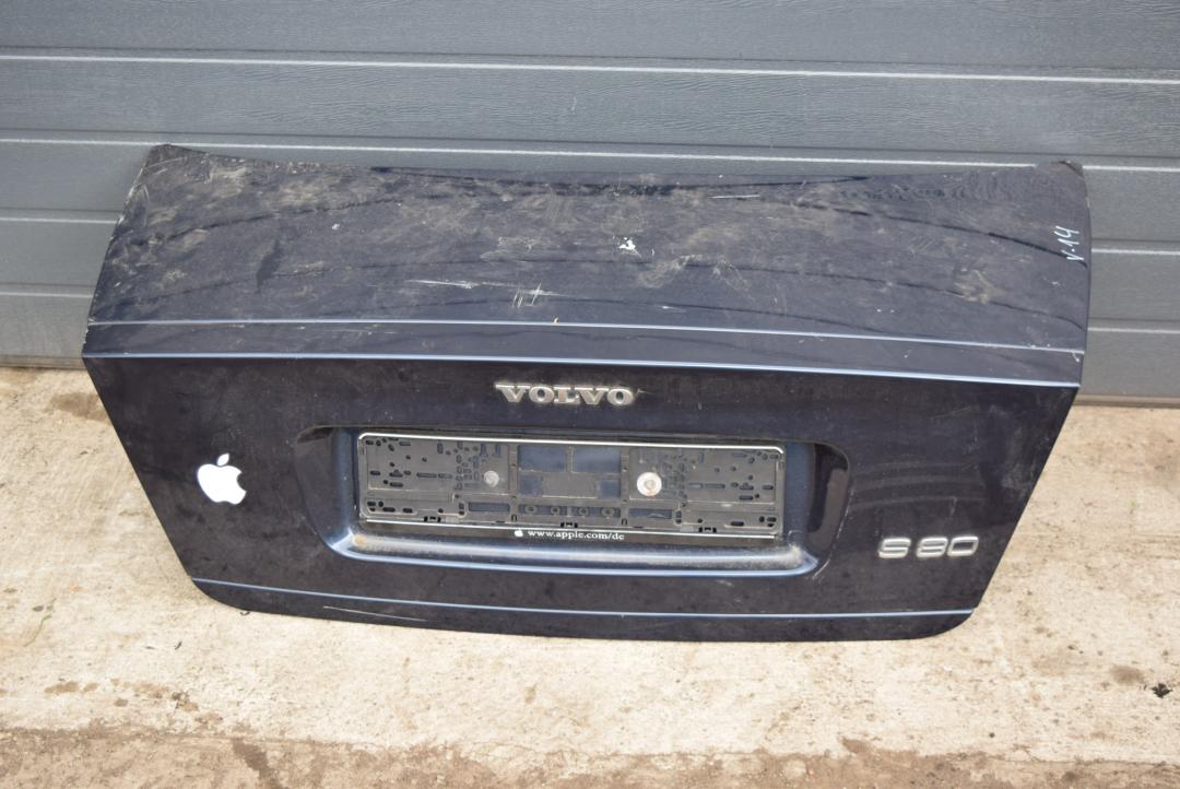 крышка багажника (дверь 3-5) Volvo S80 1 поколение 2001, 2.4 л., B 5244 S, бензин, МКПП, синий, седан, 30716236 - фото №1