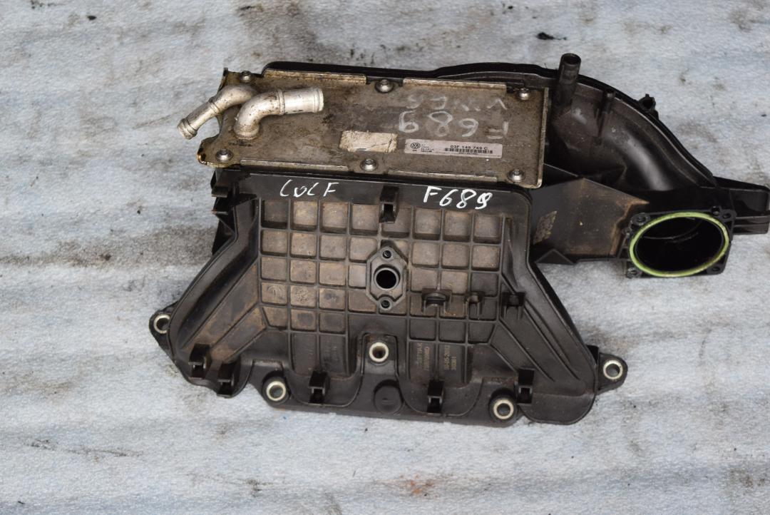 коллектор впускной Volkswagen Golf 6 поколение 2010, 1.4 л., TSI, CAXA, бензин, МКПП, хетчбэк 5 дв., правый руль, 03C129711AK, 03F145749C - фото №1