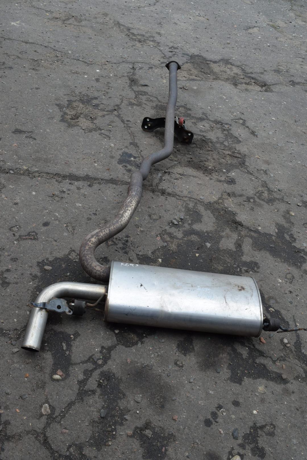 глушитель Volvo S60 2 поколение 2011, 2.0 л., дизель, АКПП, серый, седан, правый руль, 305992 - фото №1