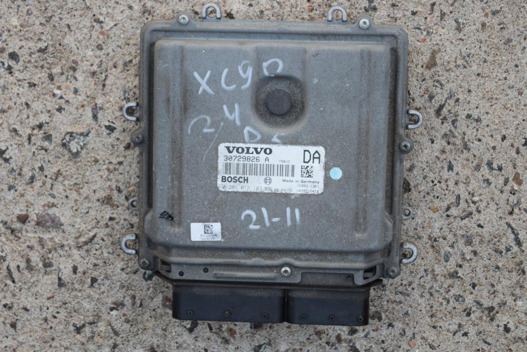 блок управления двигателем Volvo XC90 1 поколение 2006, 2.4 л., D5, D 5244 T5, дизель, АКПП, внедорожник 5 дв., правый руль, 0281012103, 30729826A - фото №1
