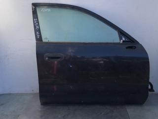 дверь передняя правая Mitsubishi Carisma 1 поколение 1996, 1.6 л., бензин, midnightblue, хетчбэк 5 дв.